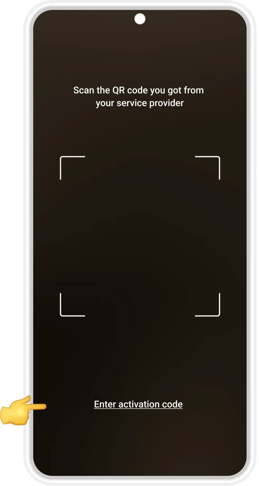 Seleccionar configuración manual