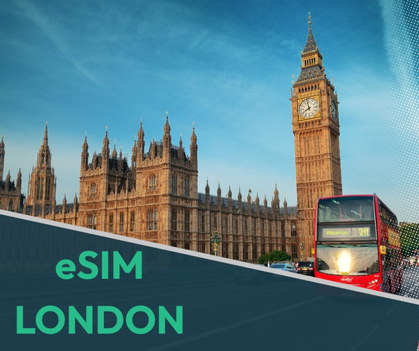 eSIM London - Prepaid eSIM data for London and the UK travel.