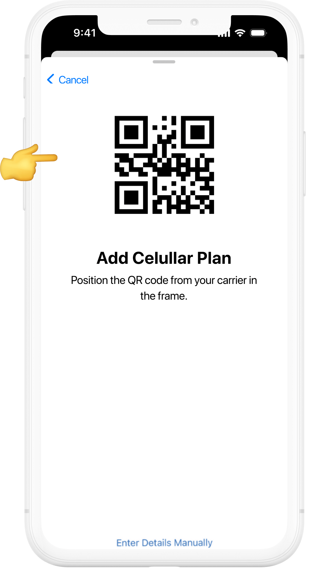 Escanea el código QR