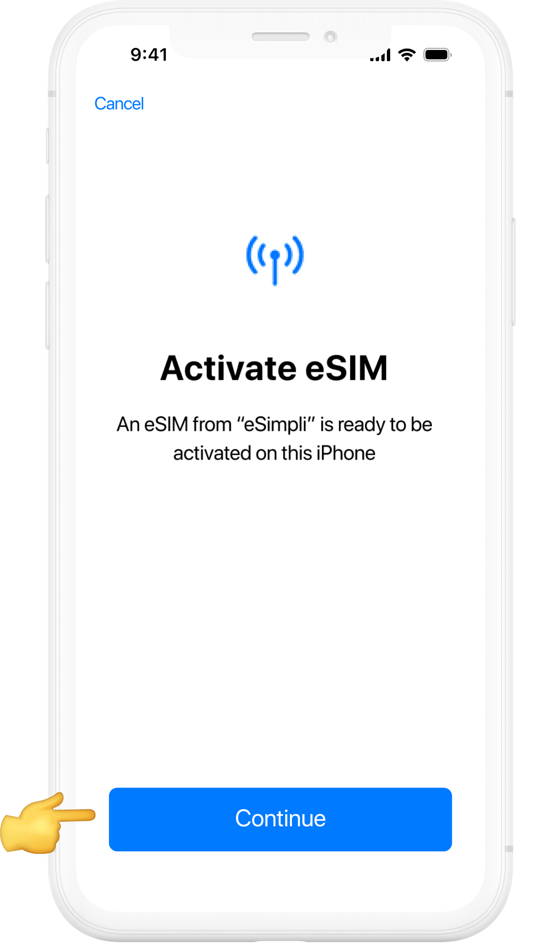 Confirmar activación
